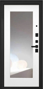 Олимпия ФЛЗ120М белая матовая (зеркало)