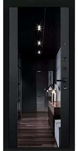 PIANO с тонированным зеркалом Максимум - Черный кварц