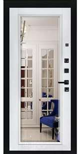 PIANO с Зеркалом Фацет - Белый софт